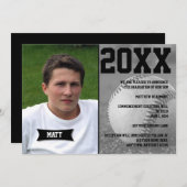 Aankondiging Afstuderen honkbal (Voorkant / Achterkant)