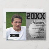 Aankondiging Afstuderen honkbal (Voorkant)