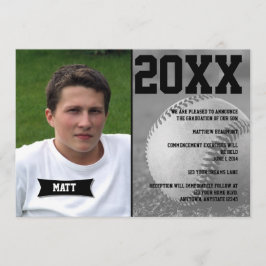 Aankondiging Afstuderen honkbal