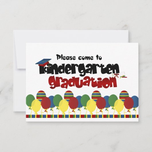 Aankondiging Afstuderen Kindergarten (Voorkant)