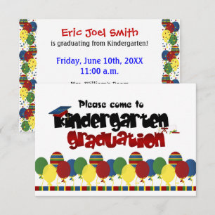 Aankondiging Afstuderen Kindergarten