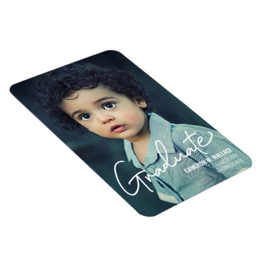 Aankondiging Afstuderen Kindergarten Boy Magneet (Rechterzijde)