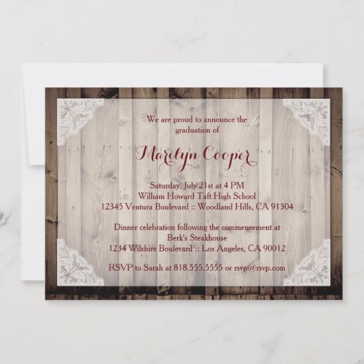 Aankondiging Afstuderen land 2015 (Achterkant)