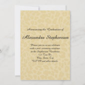 Aankondiging Afstuderen Leopard Skin Photo  (Achterkant)
