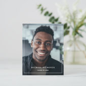 Aankondiging Afstuderen Lijst foto's Modern budget (Staand voorkant)