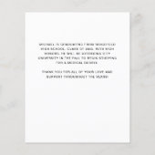 Aankondiging Afstuderen Lijst foto's Modern budget (Achterkant)