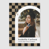 Aankondiging Afstuderen magneet Gecontroleerd Arch (Voorkant)