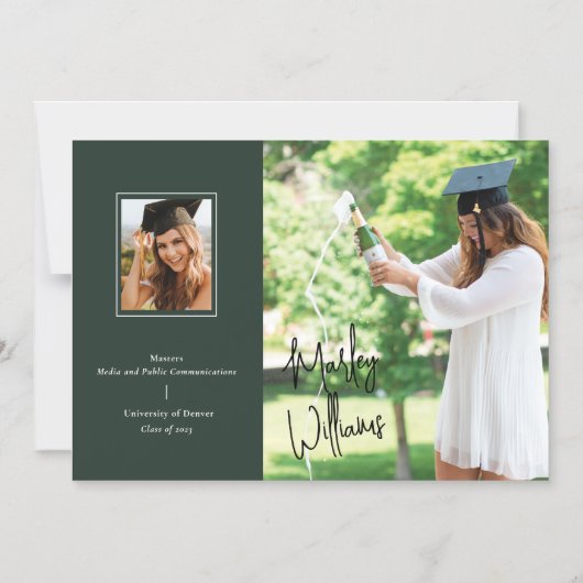 Aankondiging Afstuderen MagneticGreen Signature (Voorkant)