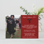 Aankondiging Afstuderen Maroon Medical RN School (Staand voorkant)