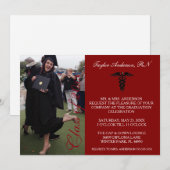 Aankondiging Afstuderen Maroon Medical RN School (Voorkant / Achterkant)