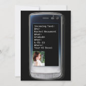 Aankondiging Afstuderen mobiele telefoon (Voorkant)