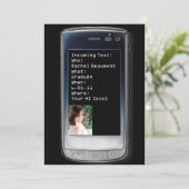 Aankondiging Afstuderen mobiele telefoon (Staand voorkant)