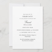 Aankondiging afstuderen Mod Photo Vertica Afstuder (Achterkant)