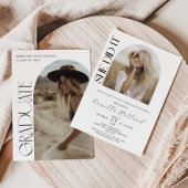 Aankondiging Afstuderen moderne Arch Photo