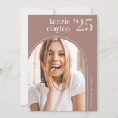 Aankondiging Afstuderen moderne Arch Photo  (Voorkant)