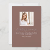 Aankondiging Afstuderen moderne Arch Photo  (Achterkant)