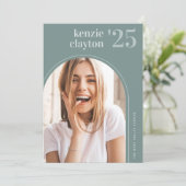 Aankondiging Afstuderen moderne Arch Photo (Staand voorkant)