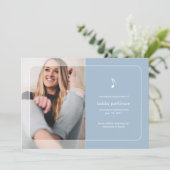 Aankondiging afstuderen muziekstudent (Staand voorkant)