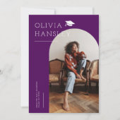 Aankondiging afstuderen naam Violet Arch Afstudere (Voorkant)