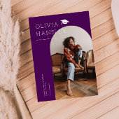 Aankondiging afstuderen naam Violet Arch Afstudere