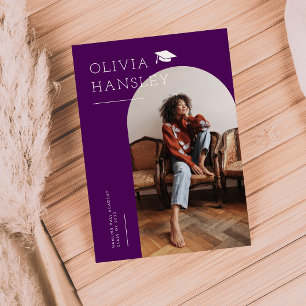 Aankondiging afstuderen naam Violet Arch Afstudere