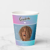 aankondiging afstuderen papieren bekers (Achterkant)