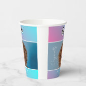 aankondiging afstuderen papieren bekers (Links)