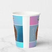 aankondiging afstuderen papieren bekers (Rechts)