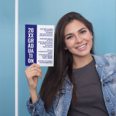 Aankondiging afstuderen/partijuitnodiging [blauw]