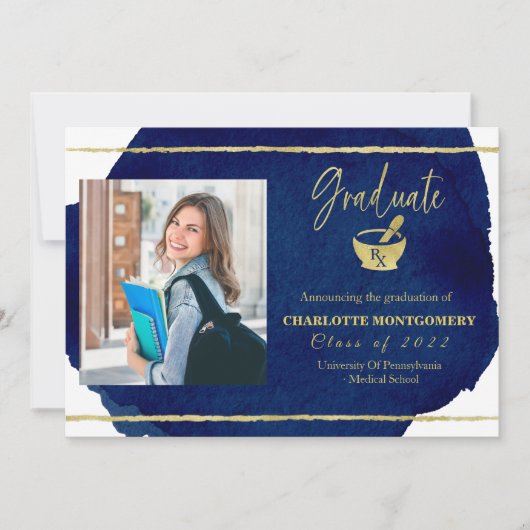 Aankondiging Afstuderen Pharmacy School (Voorkant)