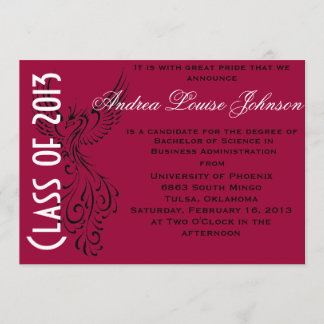 Aankondiging Afstuderen Phoenix