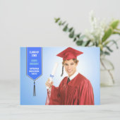 Aankondiging afstuderen Photo Stole (Staand voorkant)