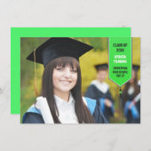 Aankondiging afstuderen Photo Stole (Voorkant / Achterkant)