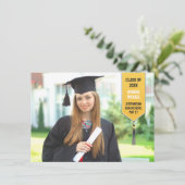 Aankondiging afstuderen Photo Stole (Staand voorkant)