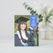 Aankondiging afstuderen Photo Stole (Staand voorkant)