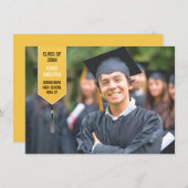 Aankondiging afstuderen Photo Stole (Voorkant / Achterkant)