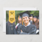 Aankondiging afstuderen Photo Stole (Voorkant)