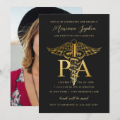 Aankondiging afstuderen Physician Assistant Zwart (Voorkant / Achterkant)