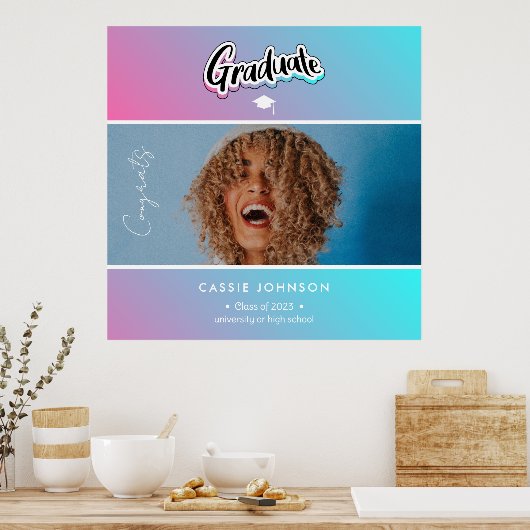 aankondiging afstuderen poster (Keuken)