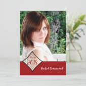 Aankondiging Afstuderen Rooddiamantklasse (Staand voorkant)