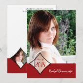 Aankondiging Afstuderen Rooddiamantklasse (Voorkant / Achterkant)