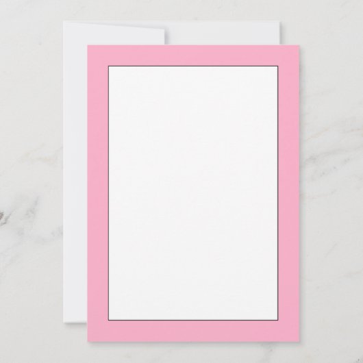 Aankondiging Afstuderen Roze (Achterkant)
