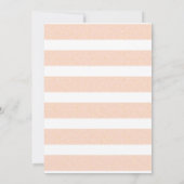 Aankondiging afstuderen - Roze en goudglitter (Achterkant)