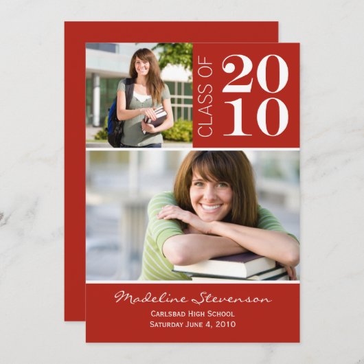 Aankondiging afstuderen SCROLL NAAR BENEDEN voor 2 (Voorkant / Achterkant)