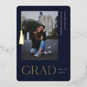 Aankondiging afstuderen Tassel Foto Folie (Voorkant)