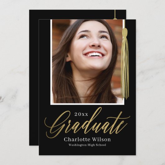 Aankondiging Afstuderen Tassel Pride (Voorkant / Achterkant)