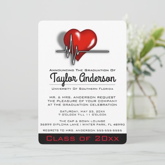 Aankondiging Afstuderen Trendy Medical School (Staand voorkant)