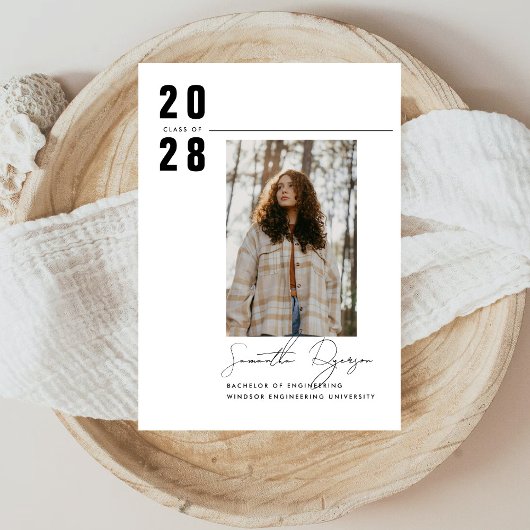 Aankondiging afstuderen uitnodiging