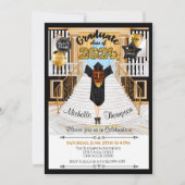 Aankondiging afstuderen uitnodiging (Voorkant)