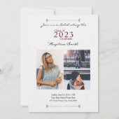 Aankondiging afstuderen/Uitnodiging Kaart (Achterkant)